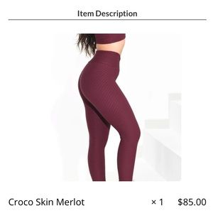 Booty by Brabants Croco Skin Merlot (one size)